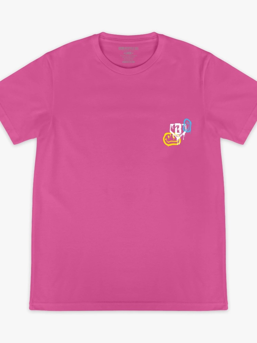 NWT BASEBALL LIFESTYLE 101 SMILEY SLUGGER TEE - SIZE MEDIUM